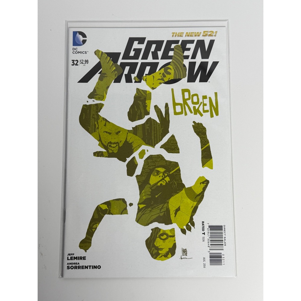 DC Comics Green Arrow 32 The New 52 Broken Jeff Lemire Andrea Sorrentino 2014